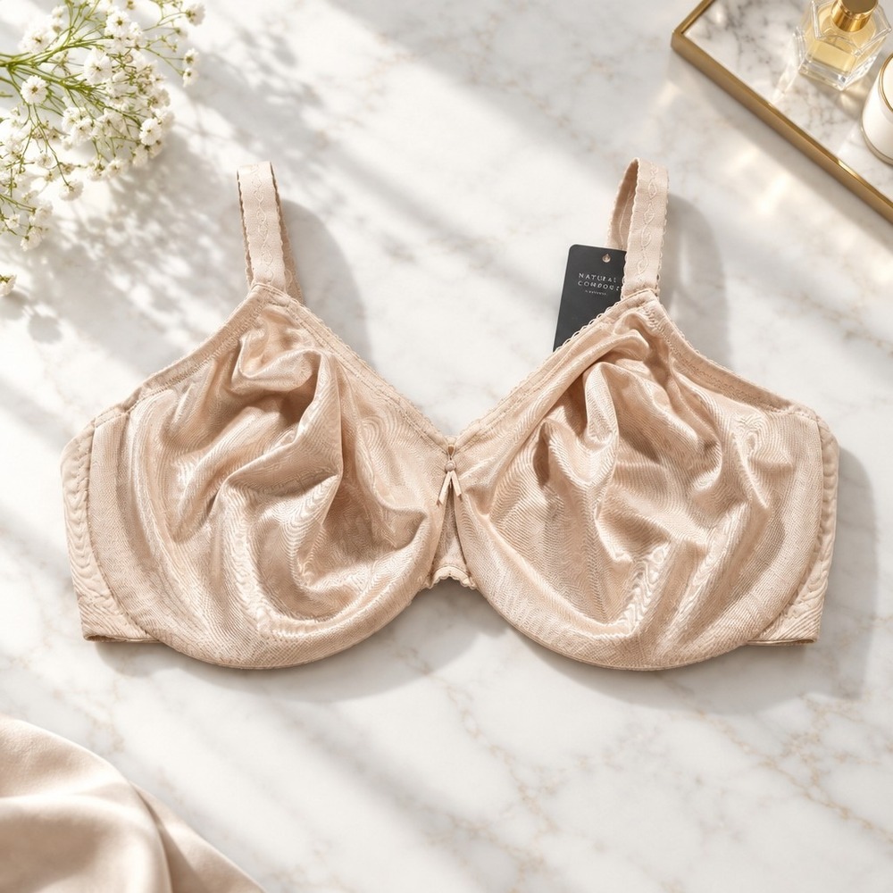 Wacoal Visual Effects Minimizer Bra Nude 44DD New with Tags